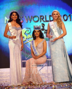 Miss World 2017 Manushi Chhillar