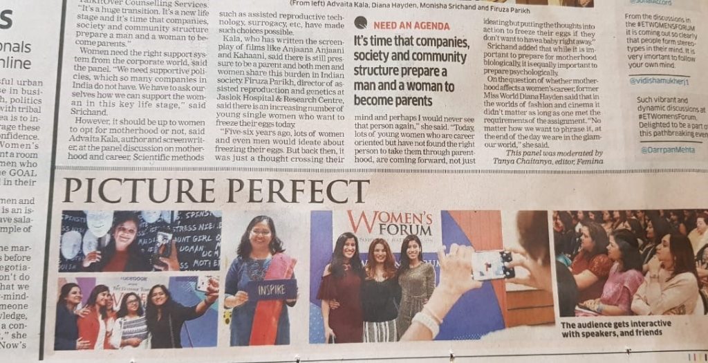 The Economic Times Women's forum