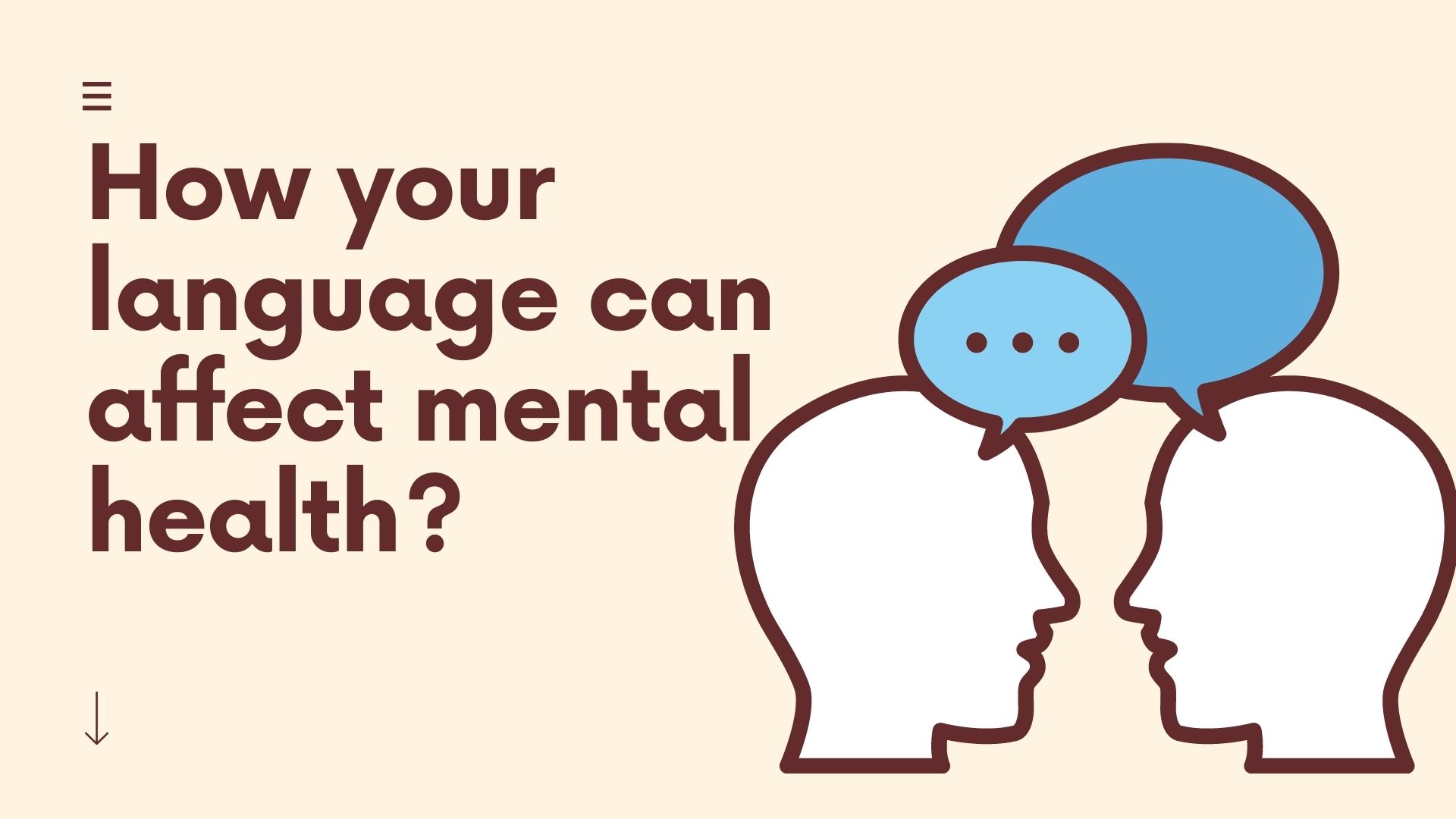 Language and mental health