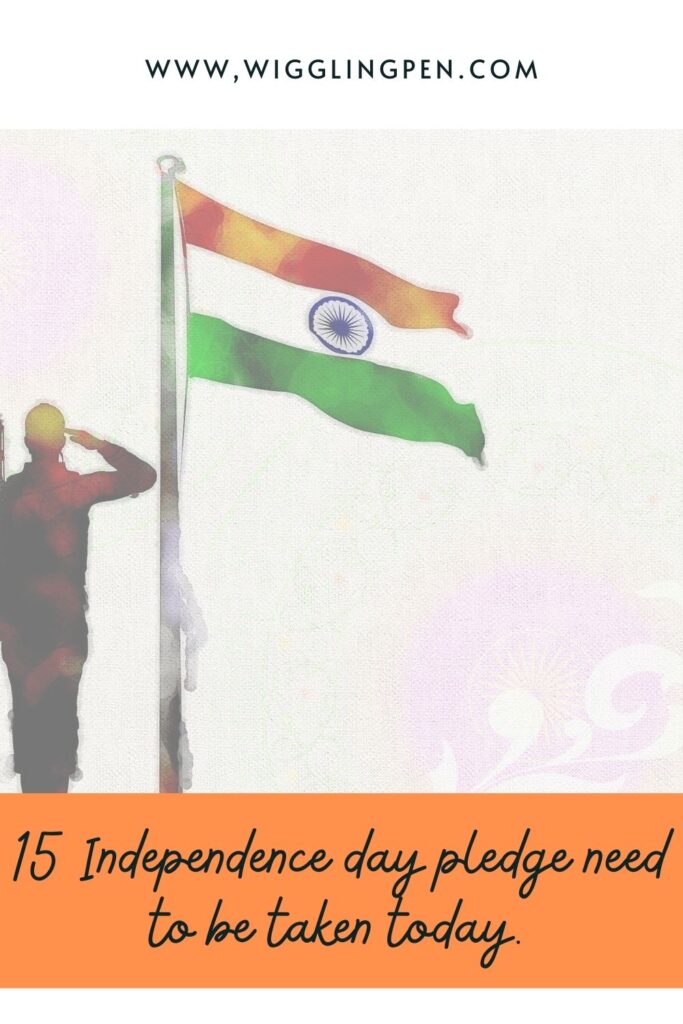 Independence day pledge