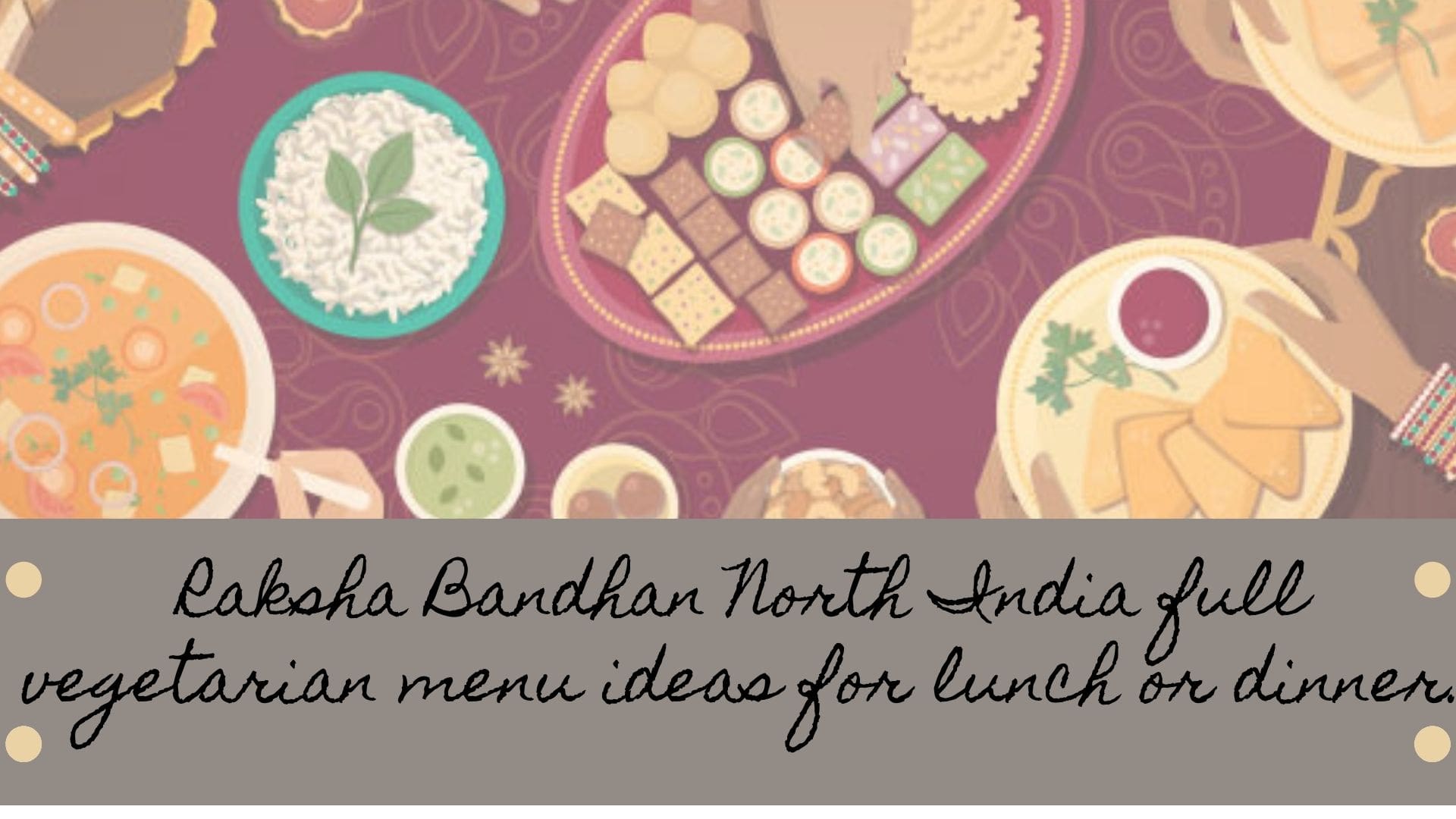 North India full vegetarian menu