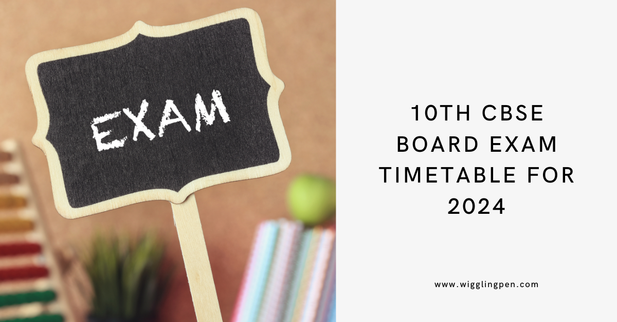 10th CBSE Board Exam Tentative Timetable For 2024